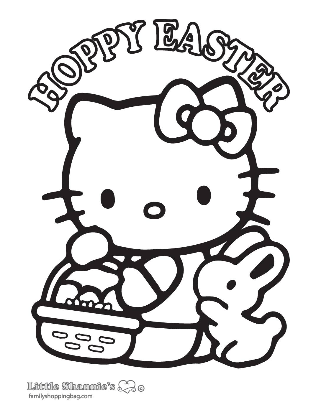 Coloring page easter