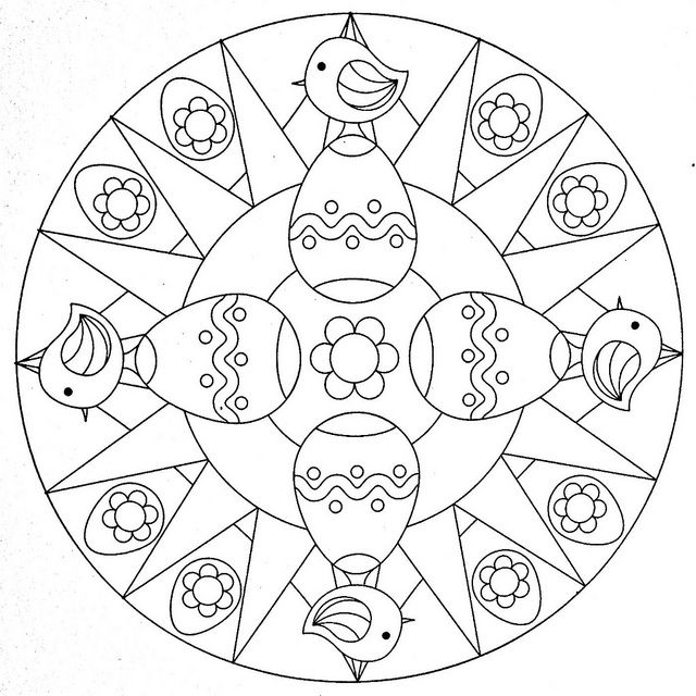 Mandala coloring page