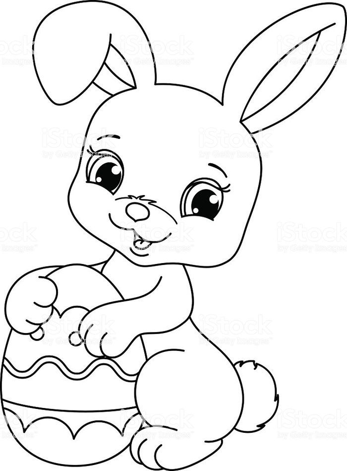 Printable rabbit coloring pages pdf