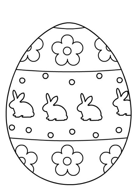 Easter egg coloring pages for kids easter coloring sheets coloring easter eggs easter egg template