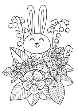 Easter coloring book images â browse photos vectors and video