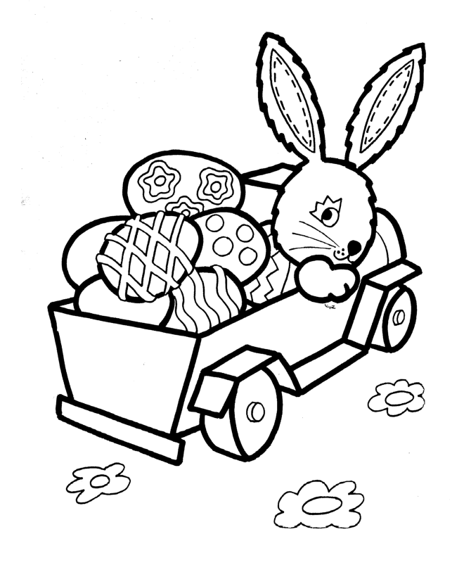 Easter egg coloring pages bluebonkers