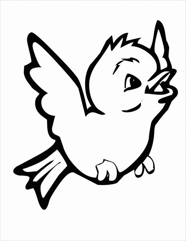 Bluebird coloring pages