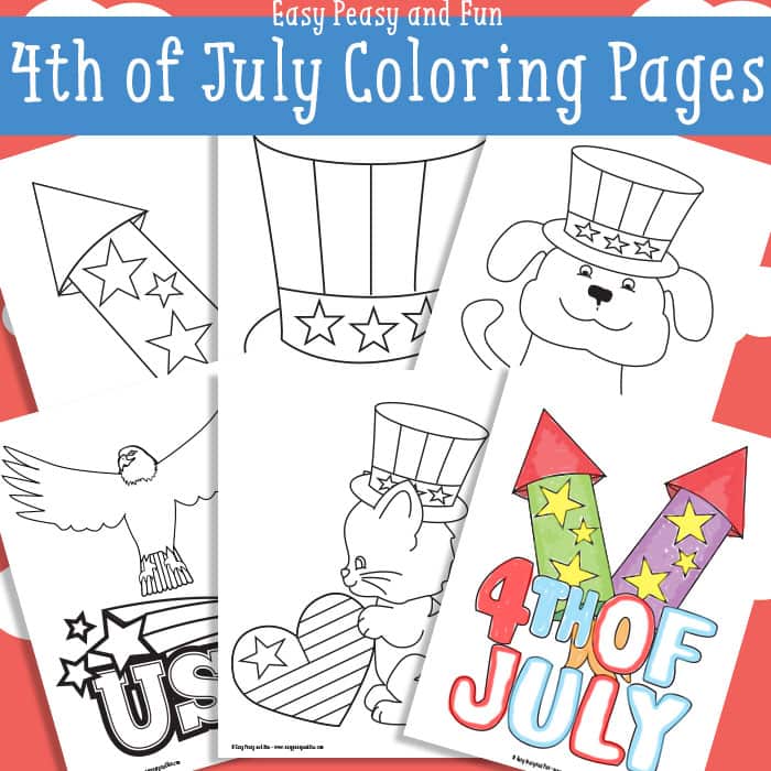 Free th of july coloring pages