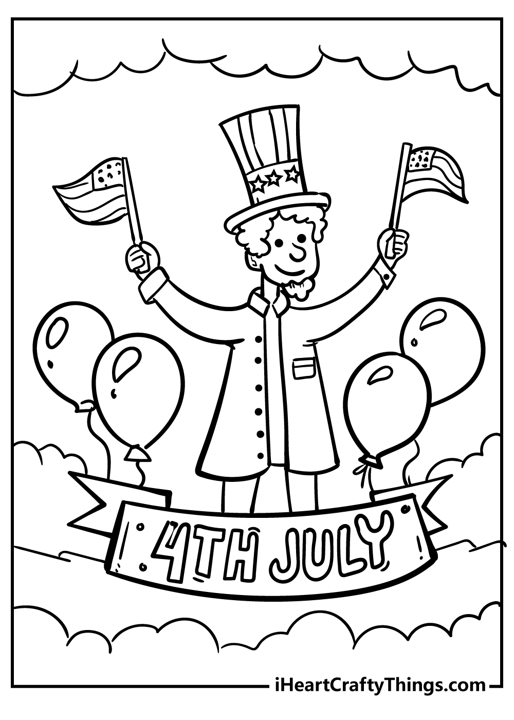 Th of july coloring pages free printables