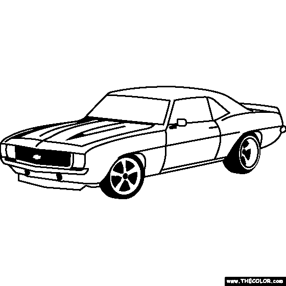 Chevrolet camaro coloring page chevrolet camaro camaro cool car drawings