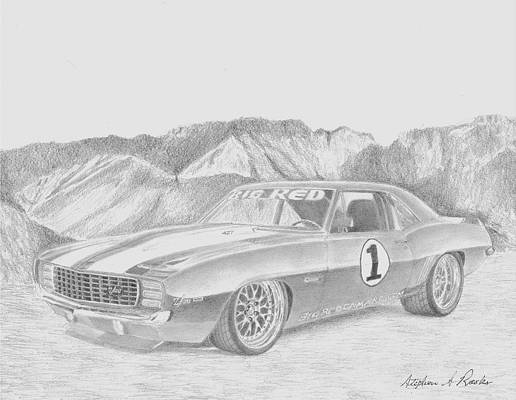 Chevrolet camaro drawings for sale