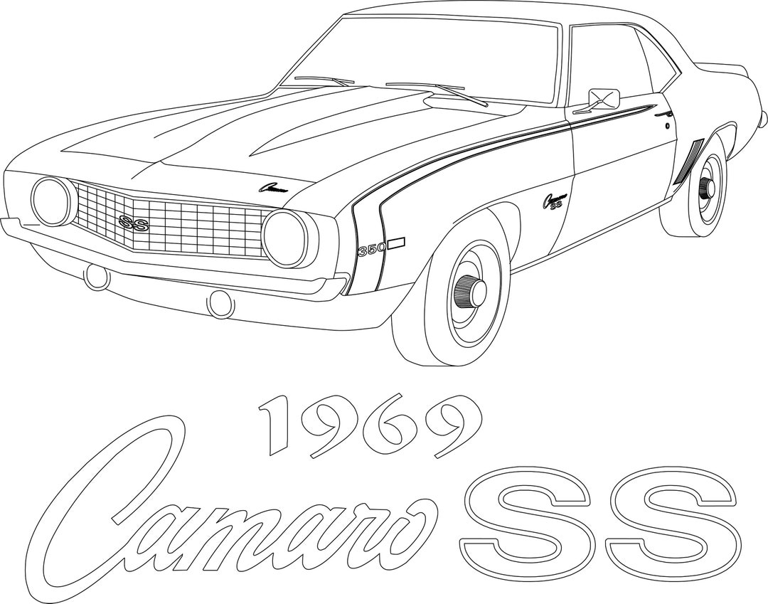 Camaro vector files