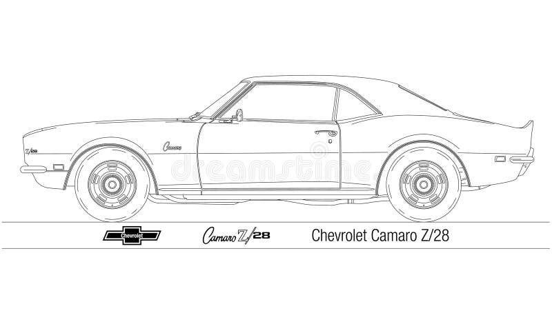 Camaro vintage stock illustrations â camaro vintage stock illustrations vectors clipart