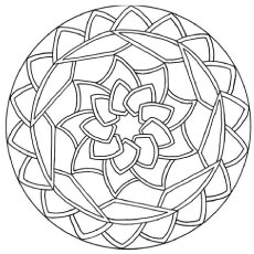 Abstract coloring pages