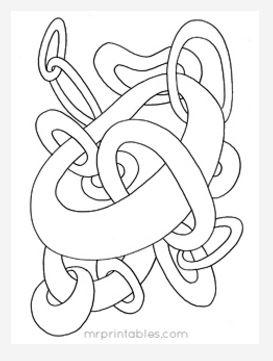 Abstract coloring page no