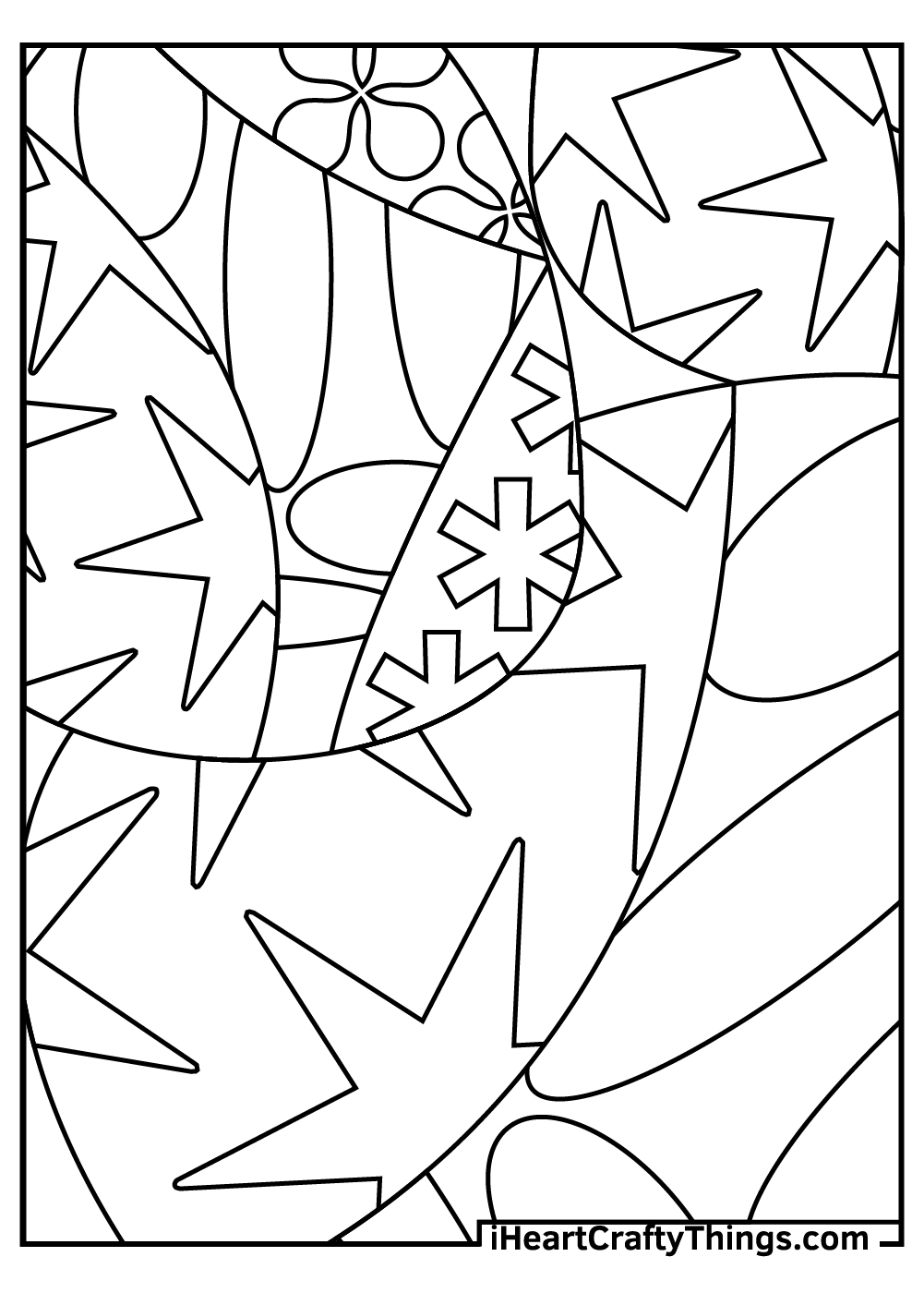 Abstract coloring pages free printables