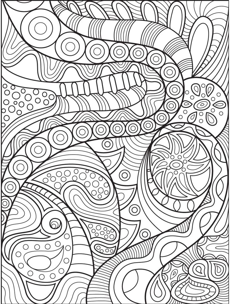 Abstract coloring page on colorish coloring book app for adults by goodsofttech abstract coloring pages geometric coloring pages mandala coloring pages