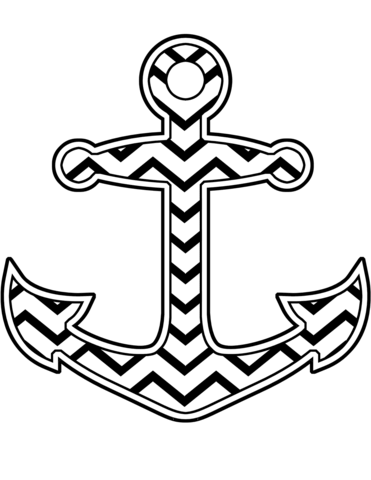 Anchor coloring pages free printable pictures