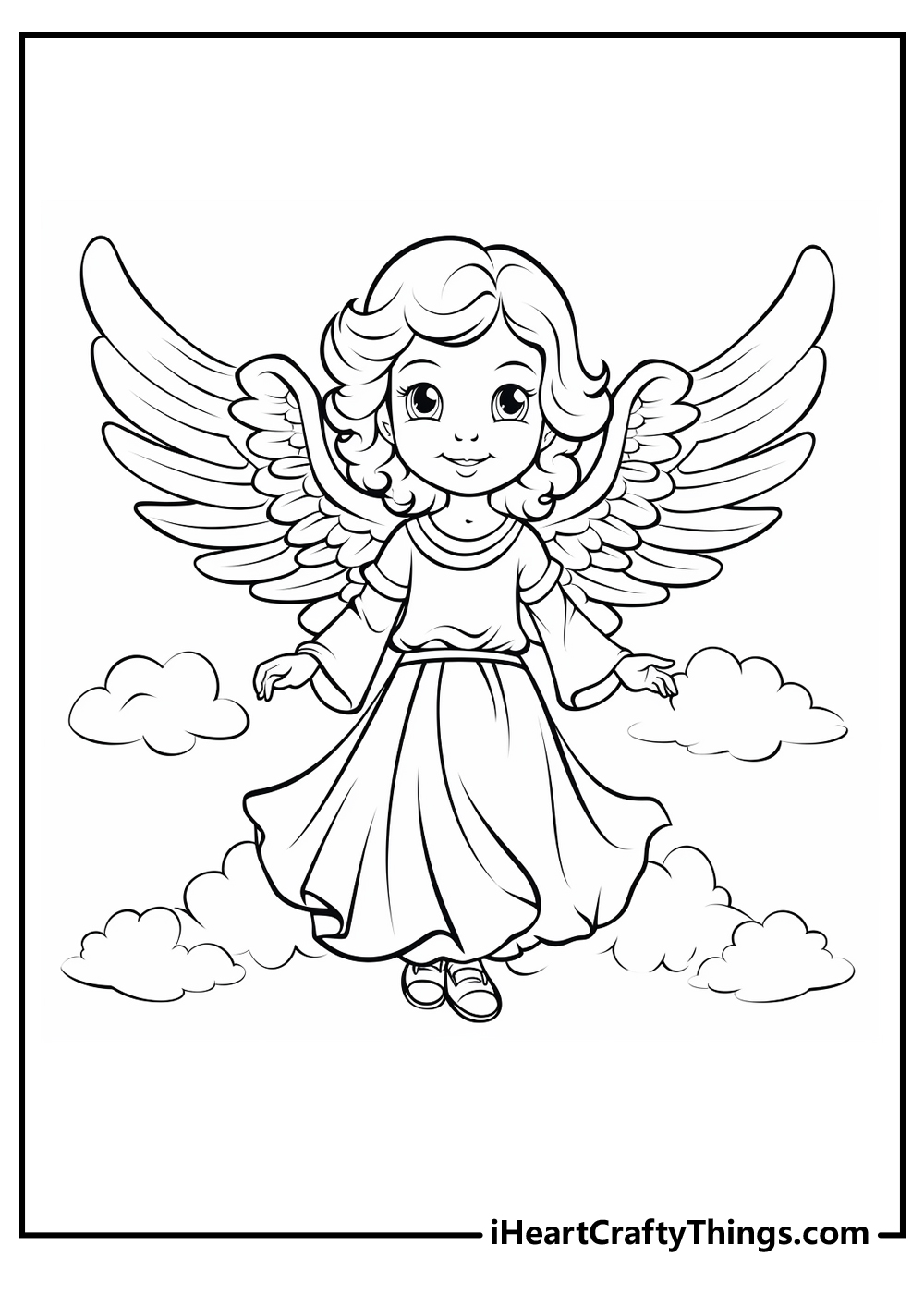 Angels coloring pages updated