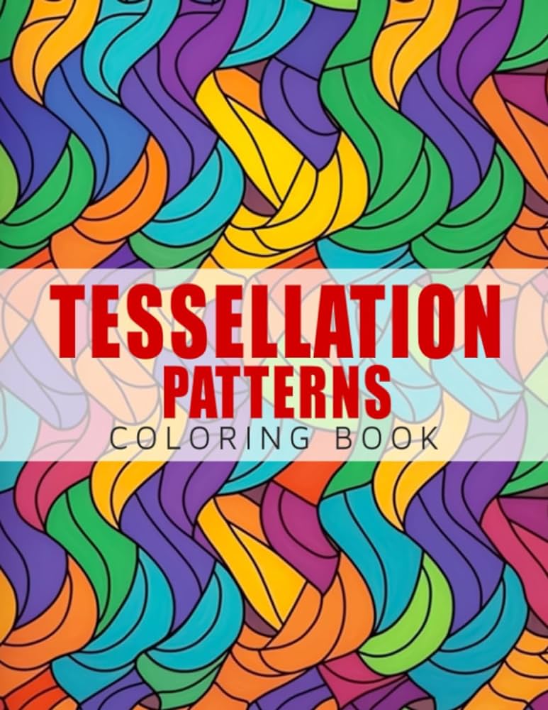 Tessellation patterns coloring book gift your child the creative haven terrific tessellations coloring book with pages of relaxing drawing activities swanson junaid books