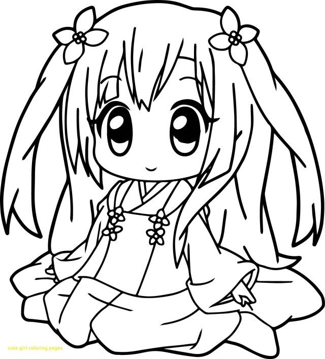 Elegant picture of anime coloring pages