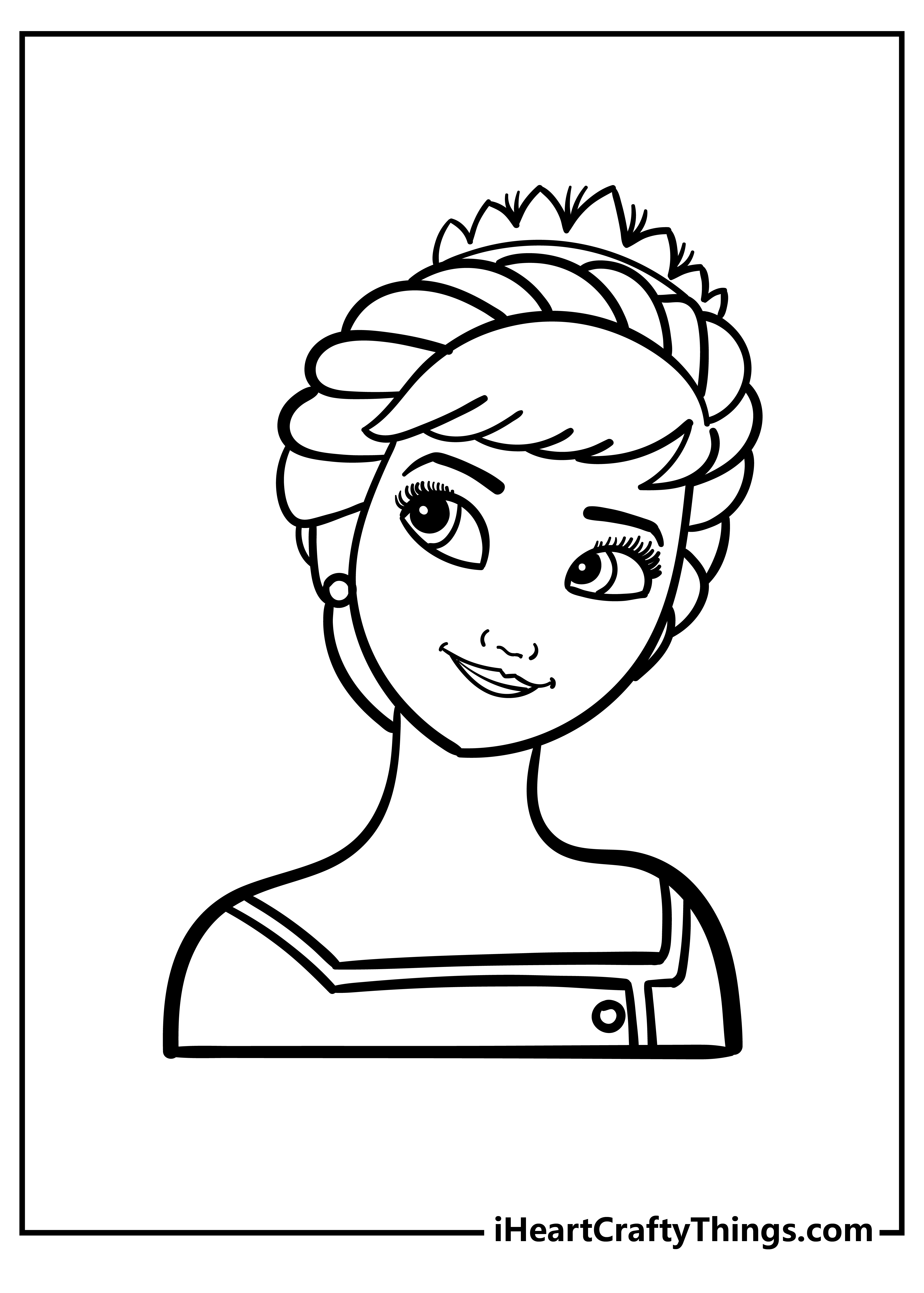 Anna coloring pages free printables