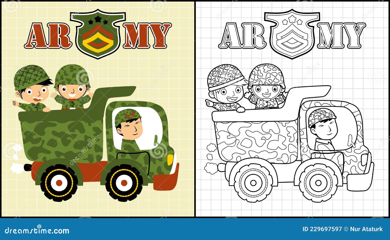 Army coloring page stock illustrations â army coloring page stock illustrations vectors clipart