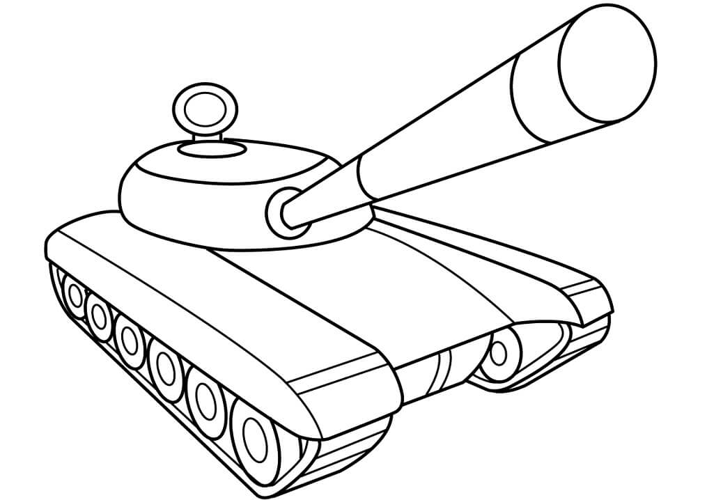 Army tank coloring pages