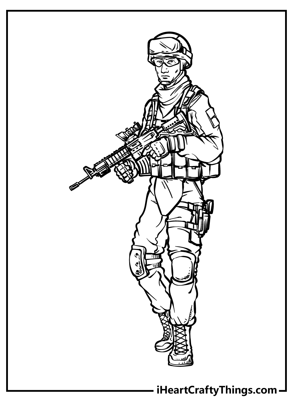 Army coloring pages free printables