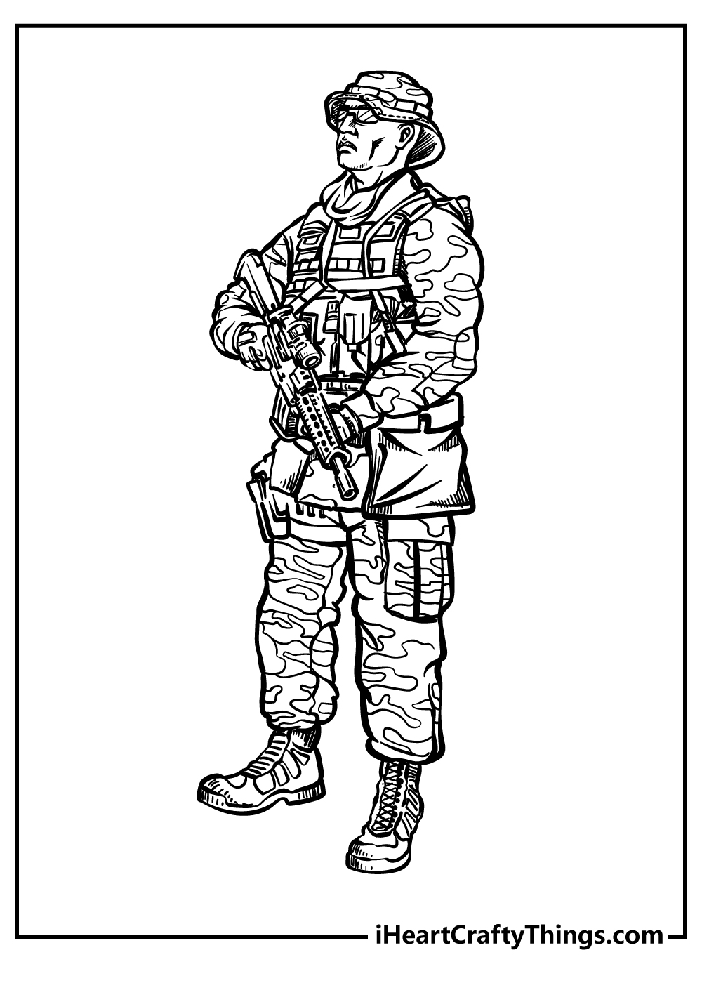 Army coloring pages free printables