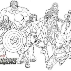 Avengers coloring pages printable for free download