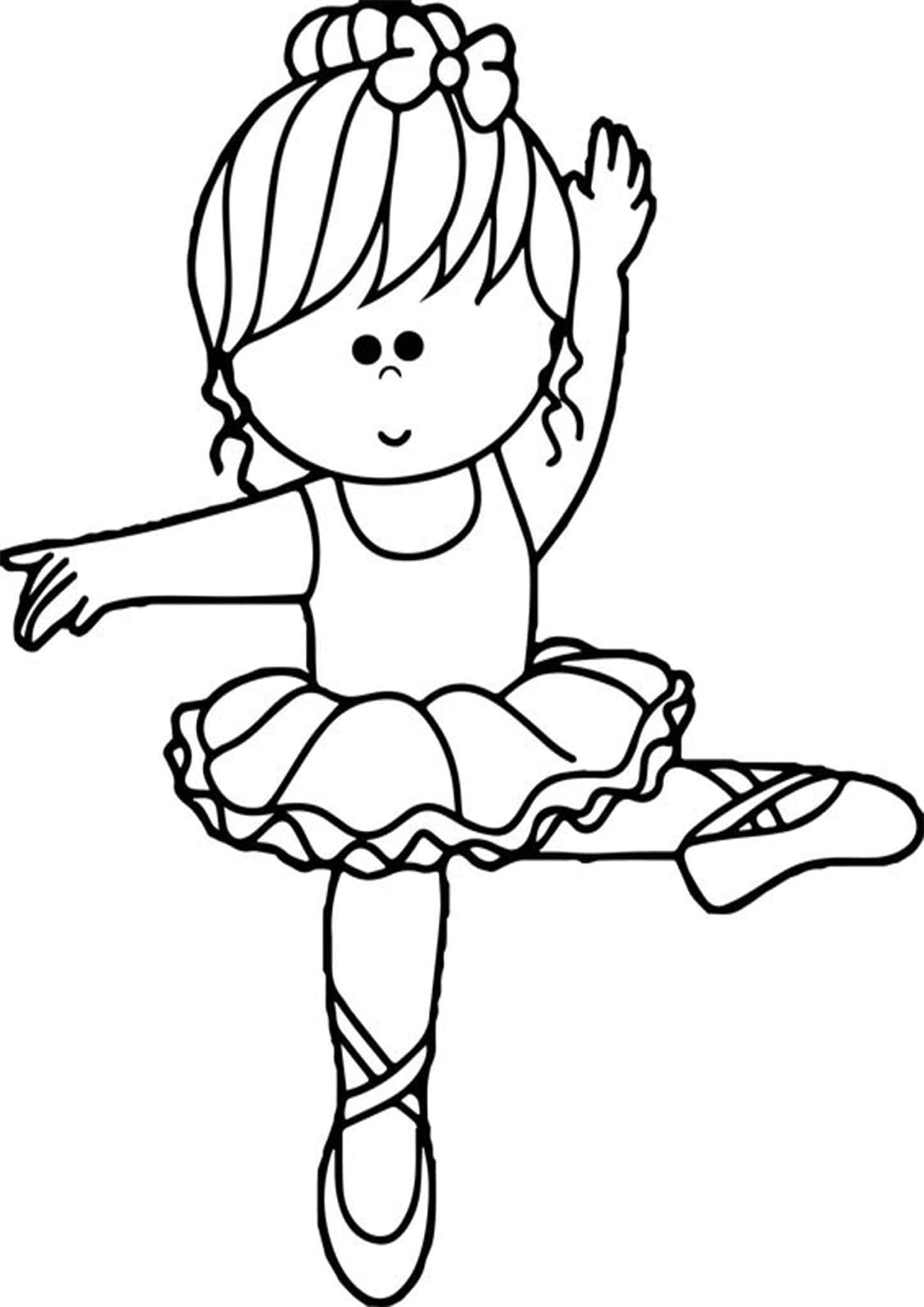 Free easy to print ballerina coloring pages dance coloring pages ballerina coloring pages coloring pages for girls