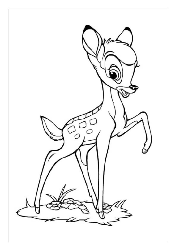 Bambi coloring pages free printable coloring sheets for kids