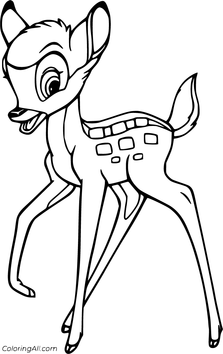 Bambi coloring pages