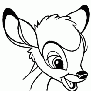 Bambi coloring pages printable for free download