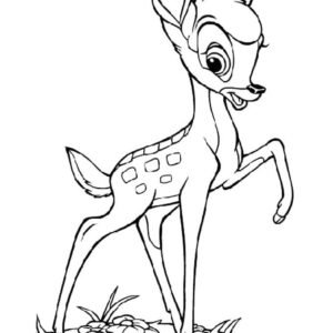 Bambi coloring pages printable for free download