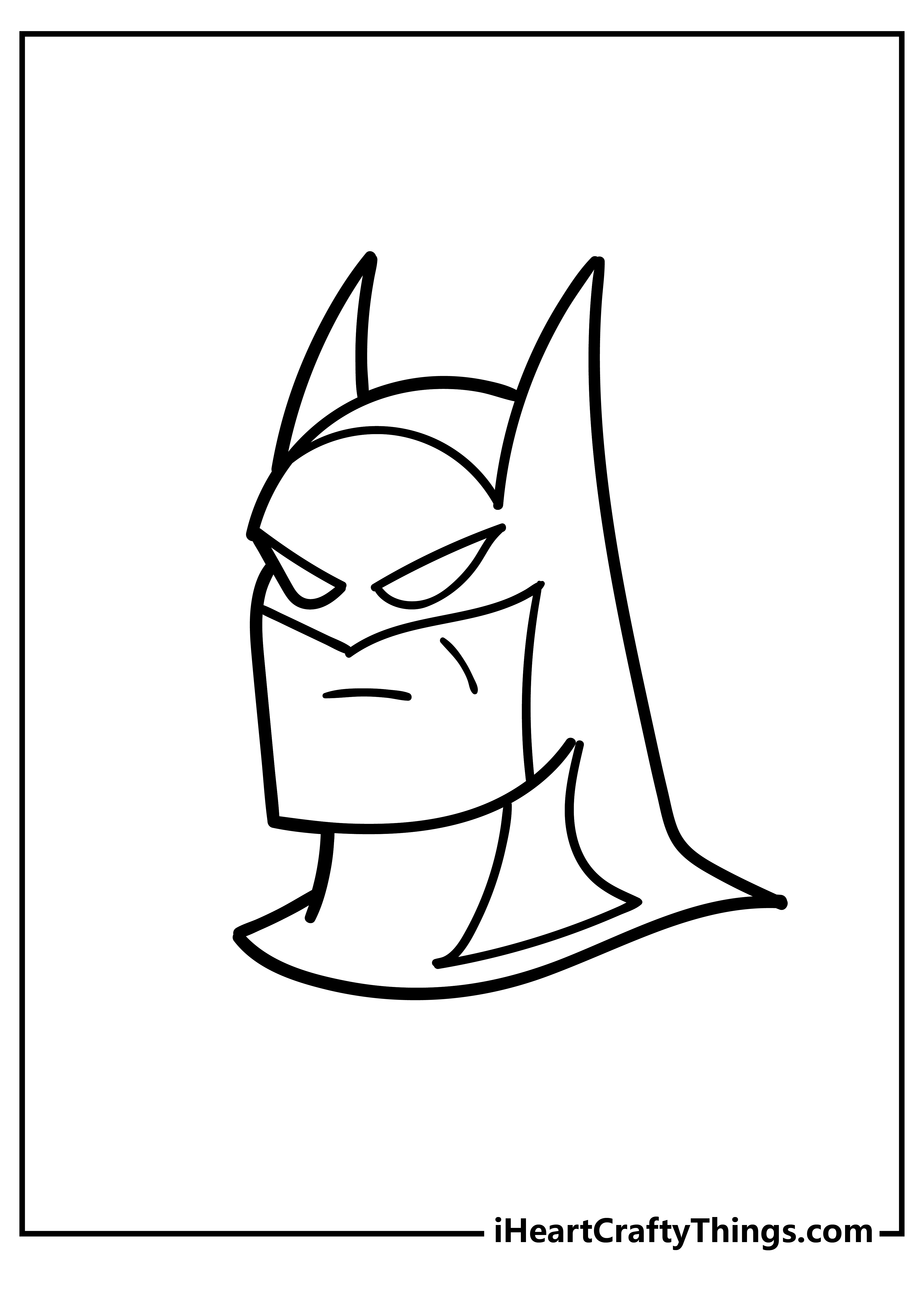 Batman coloring pages free printables