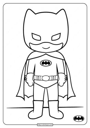 Printable dc superhero batman coloring pages batman coloring pages super hero coloring sheets cute batman