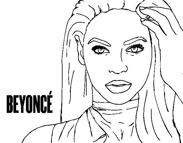 Printable beyonce coloring pages