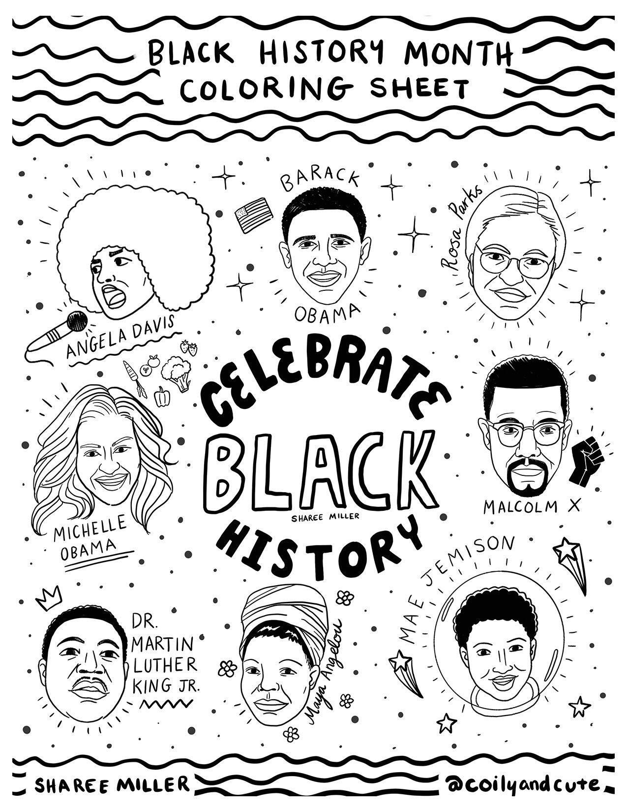 Freebies â sharee miller black history month crafts black history month art lessons black history month preschool