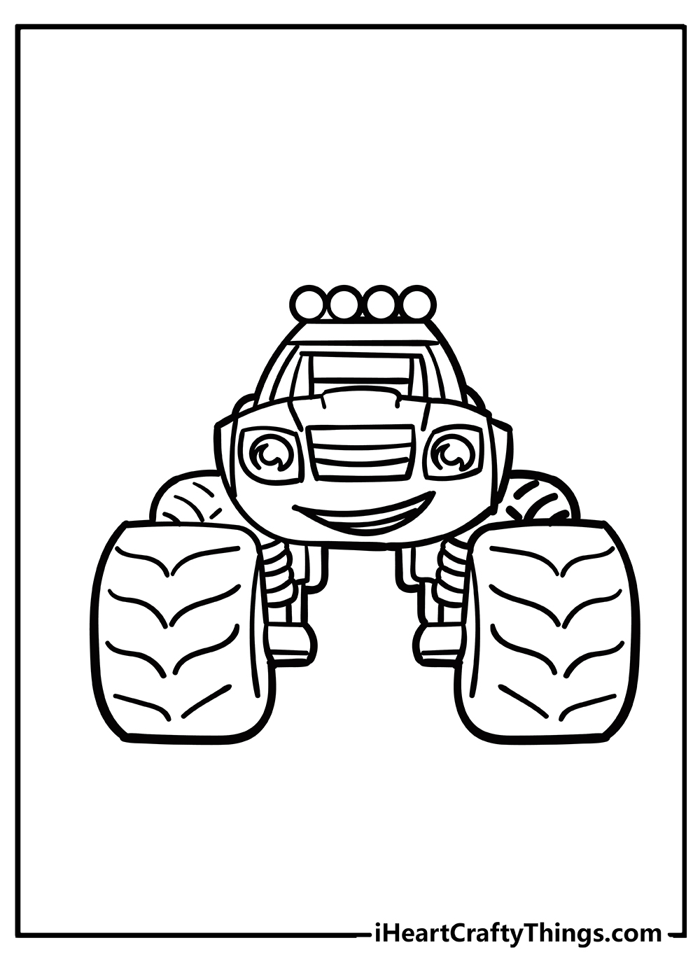 Blaze coloring pages free printables