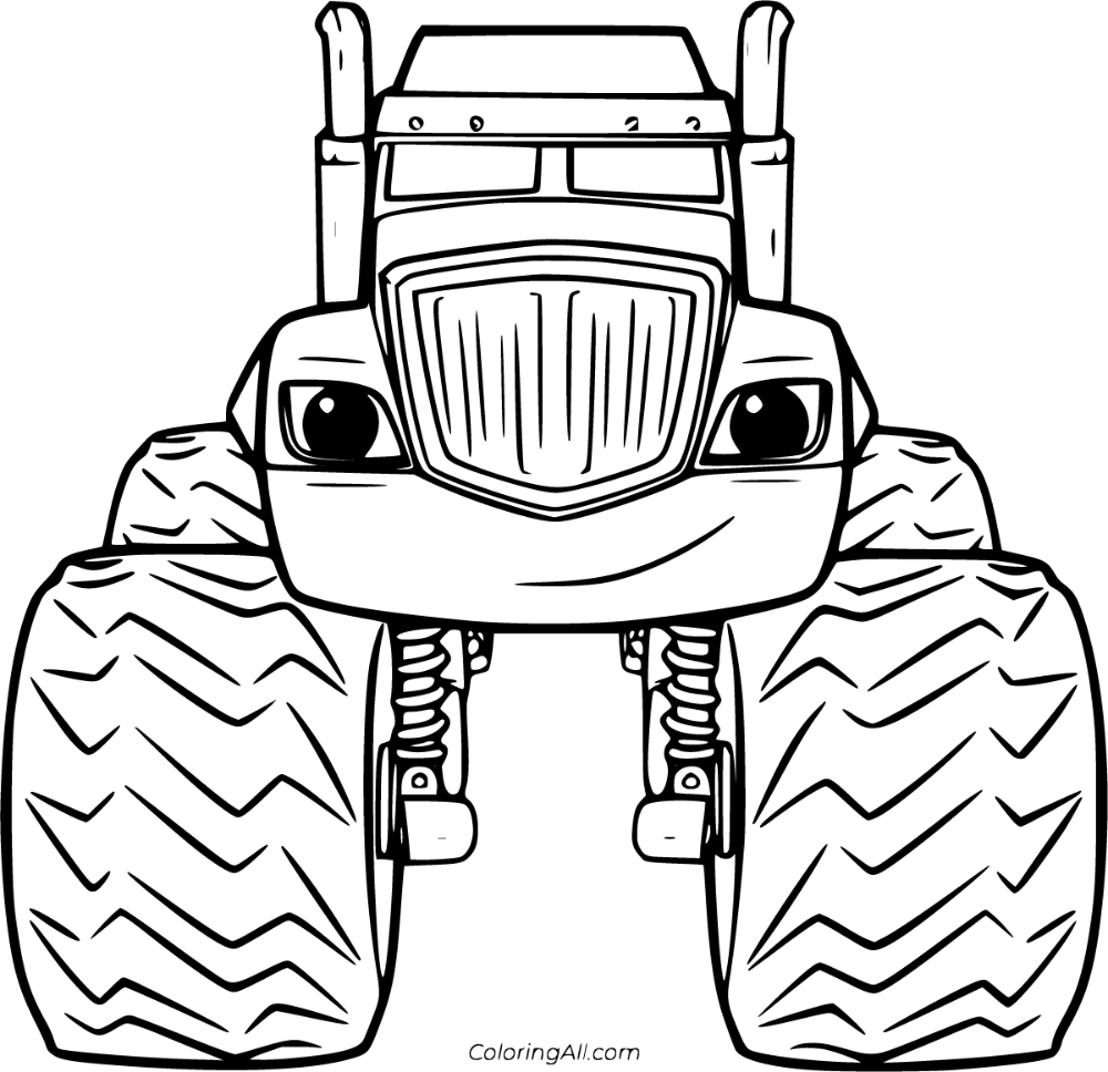 Free printable blaze and the monster machines coloring pages in vector format easy to prâ monster truck coloring pages monster coloring pages coloring books