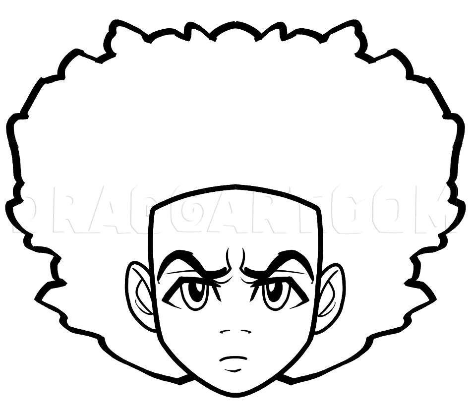Boondocks coloring pages printable for free download
