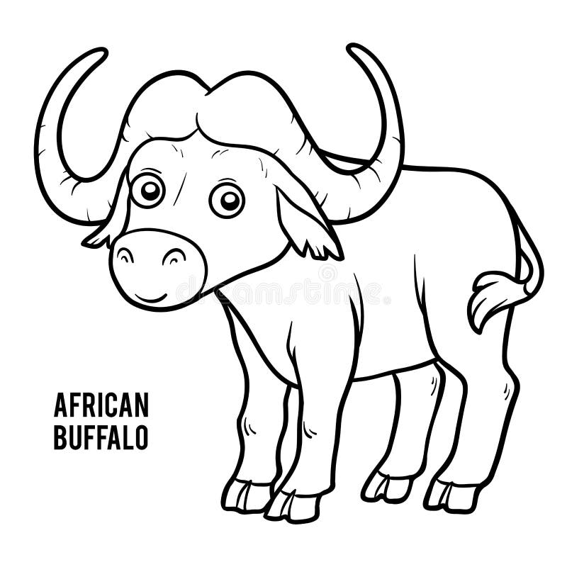 Coloring picture buffalo stock illustrations â coloring picture buffalo stock illustrations vectors clipart