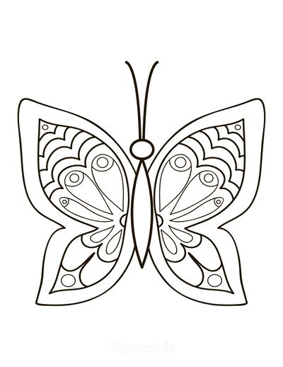 Free butterfly coloring pages for kids adults butterfly coloring page pattern coloring pages coloring pages