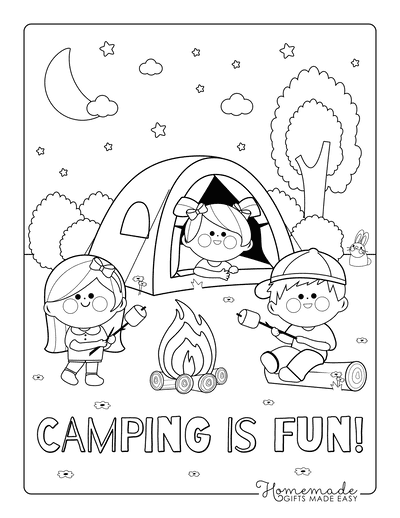 Free summer coloring pages for kids adults