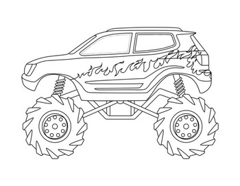 Unique car coloring pages for kids unique cars printable pages for kids