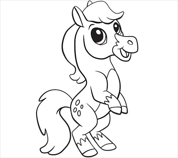 Horse coloring pages