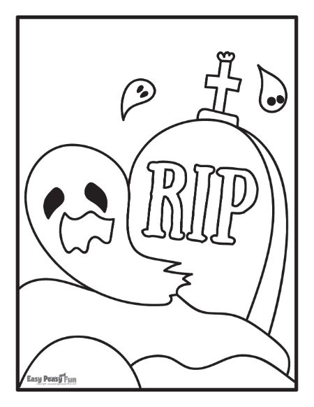 Printable ghost coloring pages â sheets