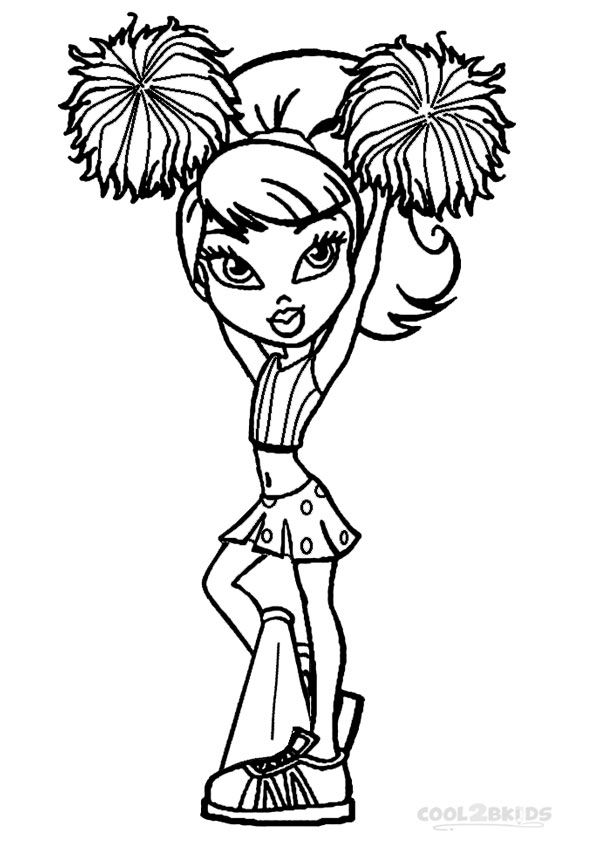 Printable cheerleading coloring pages for kids coolbkids sports coloring pages coloring pages for girls coloring pages