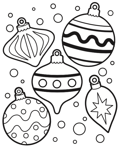 Free christmas coloring pages