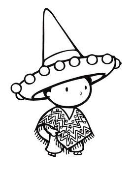 Cinco de mayo coloring bundle pages cinco de mayo activities