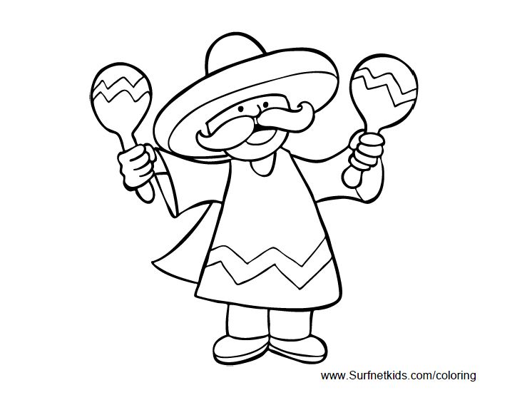 Places to find free cinco de mayo coloring pages