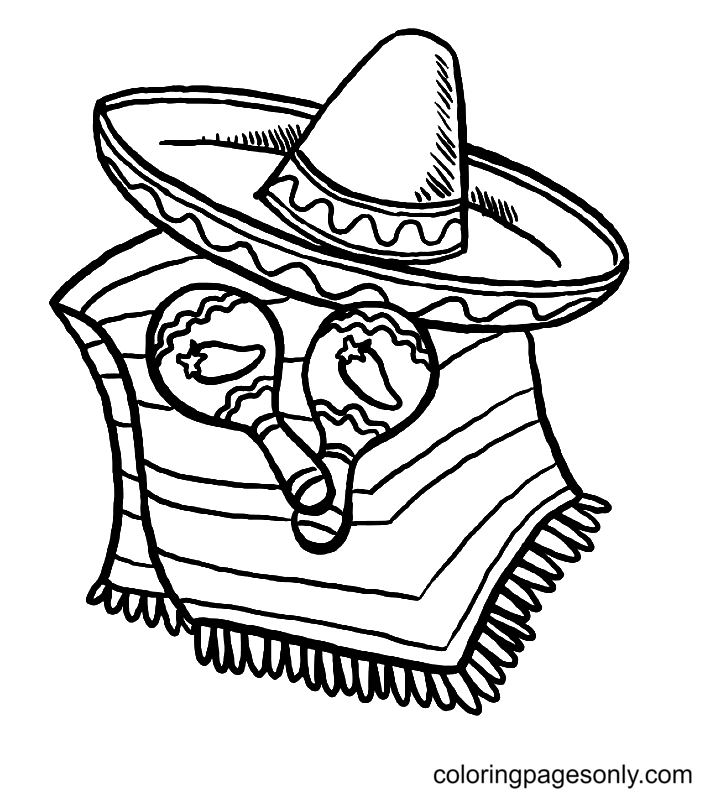 Cinco de mayo coloring pages printable for free download